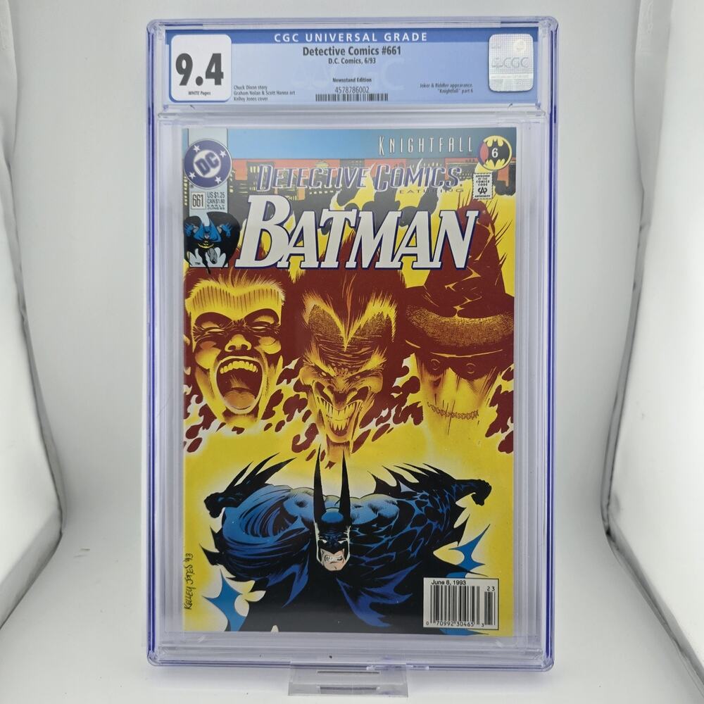 (CGC 9.4) Detective Comics #661 6/93 [Knightfall 6]